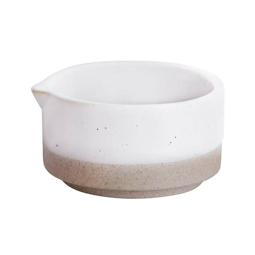 White Pebble Soho 7.6cm Handleless Jug