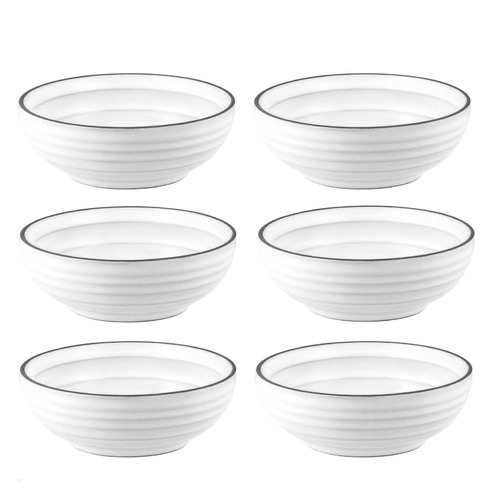 White Urban Linea 11 5cm Rice Bowls Temple And Webster