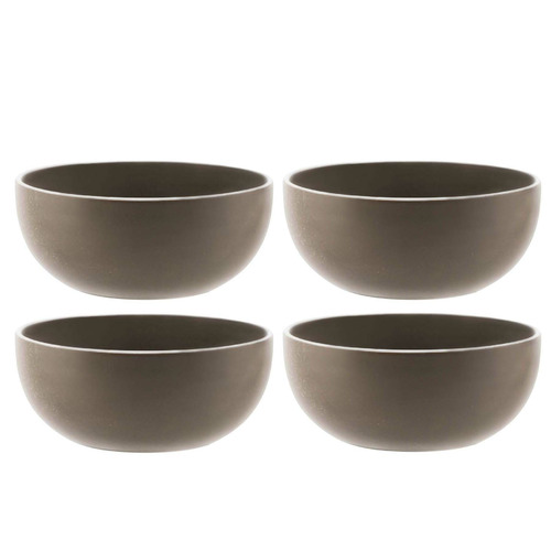 Dark Grey Urban 15.5cm Cereal Bowls