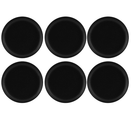 TK Black 24cm Coupe Salad Plates | Temple & Webster