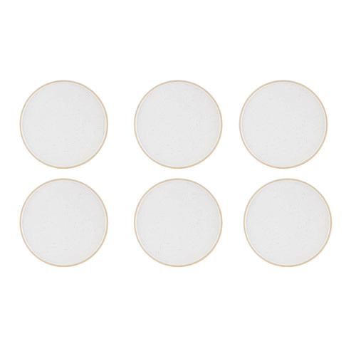 White Pebble Soho 20cm Side Plates
