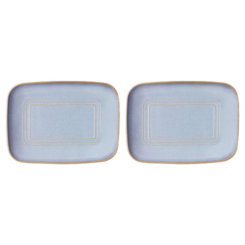 Azure Blue Urban Loft 36.5cm Serving Platters