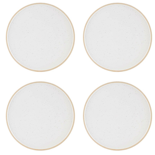 White Pebble Soho 28.5cm Dinner Plates