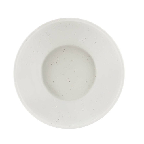 White Pebble Soho 23cm Footed Pasta Bowls