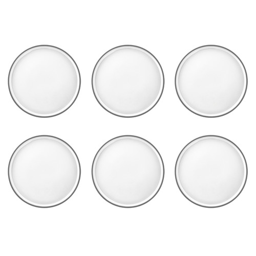 White Urban Muse 21cm Salad Plates