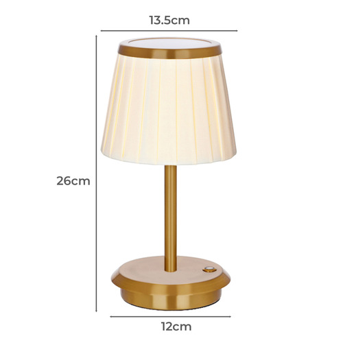 26cm Adelaide Portable LED Table Lamp Temple & Webster
