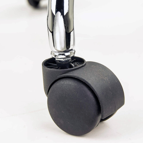 Black Devaughn Faux Leather Adjustable Barstools