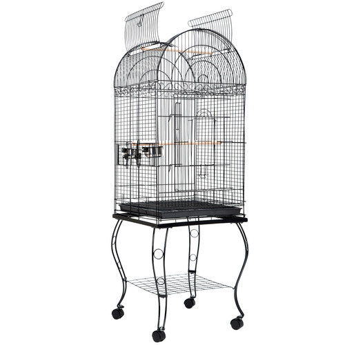 Letitia Lane 164cm Black Bella Metal Bird Cage 