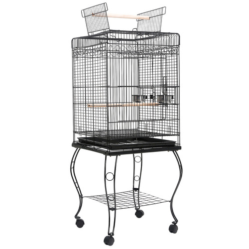 Letitia Lane 145cm Black Coco Metal Bird Cage | Temple & Webster