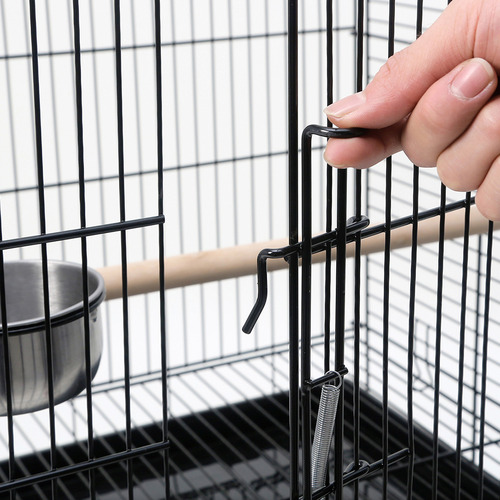 145cm Black Alto Metal Bird Cage