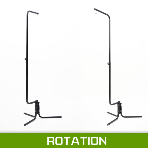 160cm Black Solo Metal Bird Cage Hanger Stand