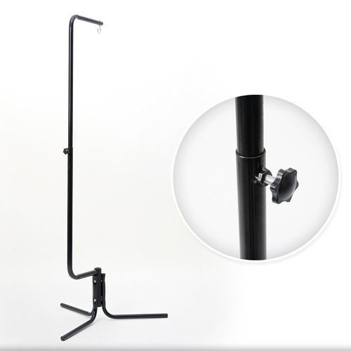 160cm Black Solo Metal Bird Cage Hanger Stand