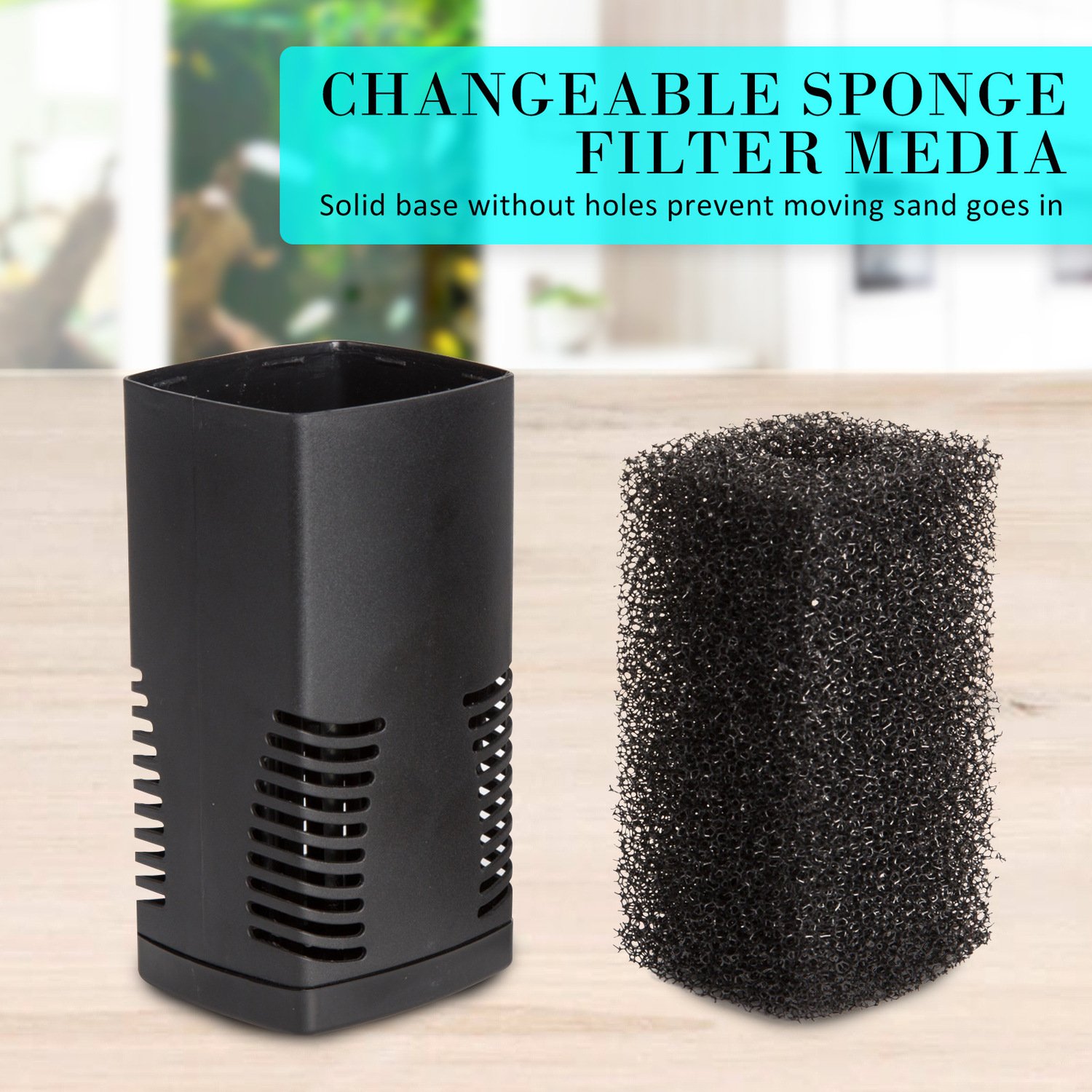 Black Submersible Aquarium Filter Pond Pump
