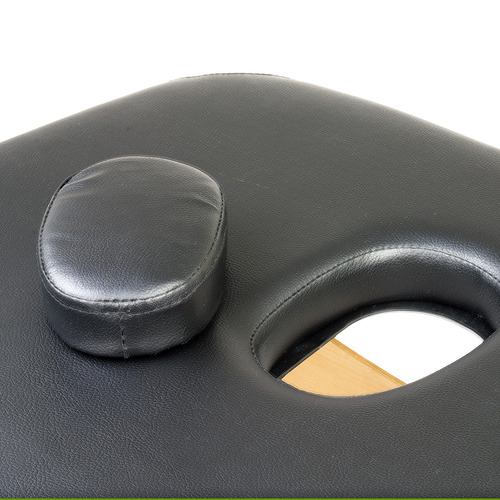 Black Forever Beauty Portable 3 Fold Wooden Massage Table