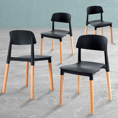 stackable chairs set of 4