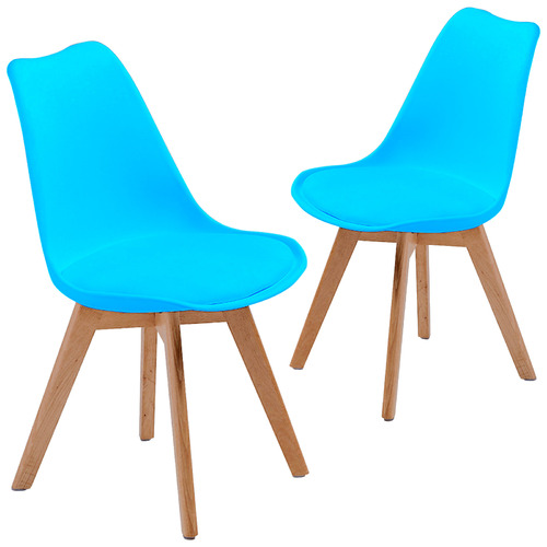 blue faux leather dining chairs