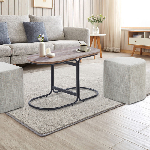 Letitia Lane 3 Piece Southland Coffee Table & Ottoman Set | Temple ...