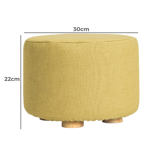 La Bella Pine Wood Footstool