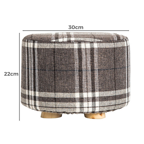 La Bella Pine Wood Footstool