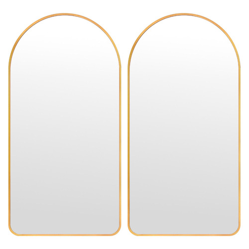 Sinead Arched Aluminium Mirrors