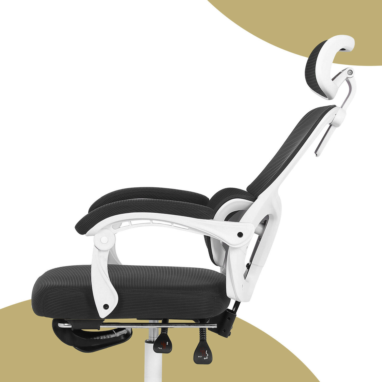 Lucas Office Chair with Footrest