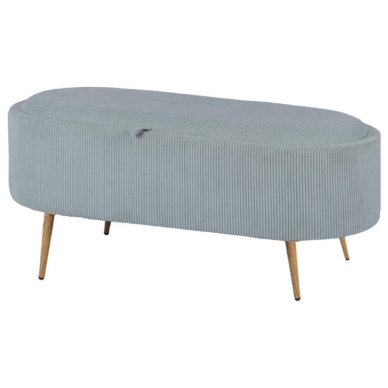 Evelyn Corduroy Storage Ottoman Bench
