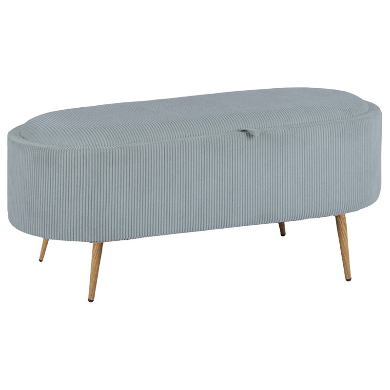 Evelyn Corduroy Storage Ottoman Bench