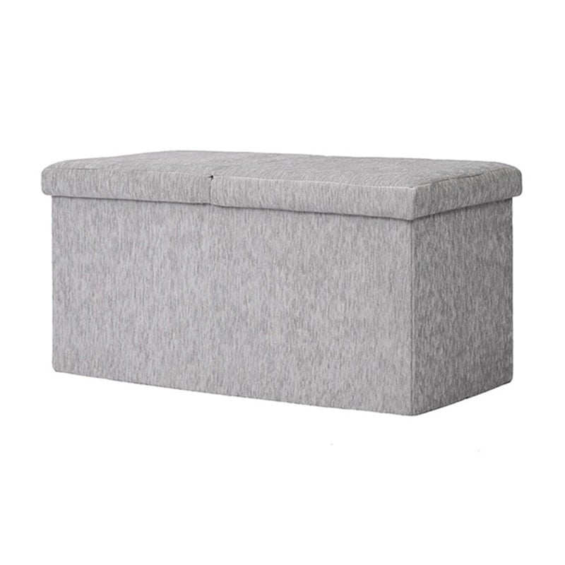 Zara Chenille Foldable Storage Ottoman