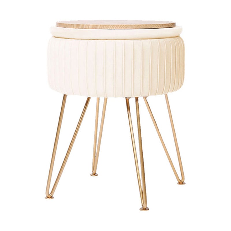 Kiara Velvet Storage Ottoman