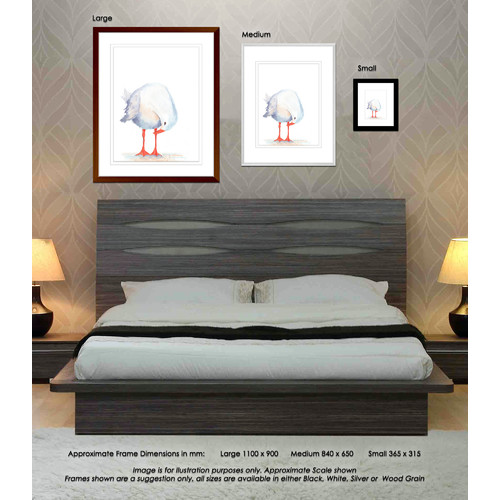 Seagull-Watercolour-Three-of-Three-Framed-Print-Seagull03