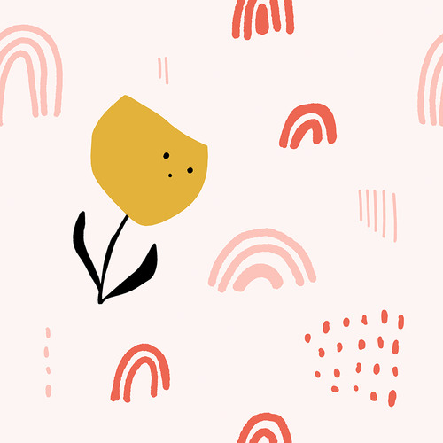 Pink Buttercup Lane Peel & Stick Wallpaper