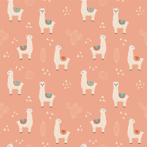 Lilo Llama Peel & Stick Wallpaper