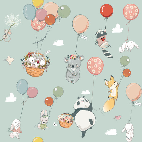 Float Away Peel & Stick Wallpaper