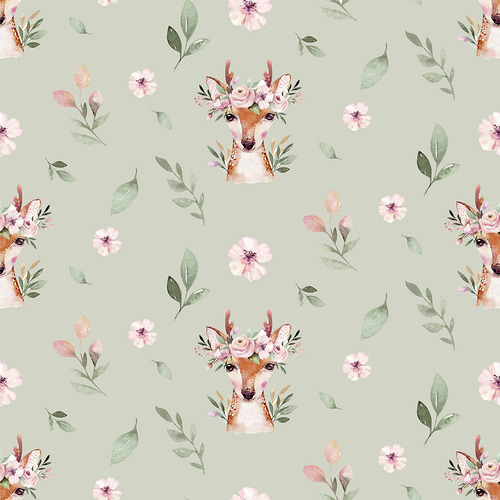 Oh Deer Peel & Stick Wallpaper | Temple & Webster