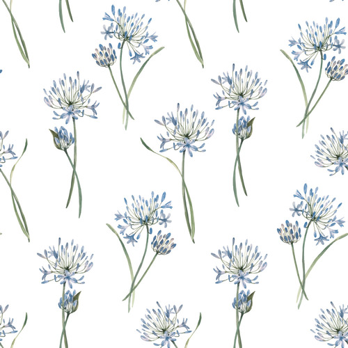 Agapanthus Peel & Stick Wallpaper