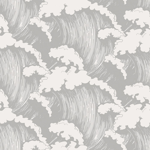 LasPalmaHome Japanese Waves Peel & Stick Wallpaper | Temple & Webster