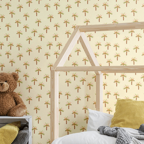 Beach Bum Vintage Palms Peel & Stick Wallpaper