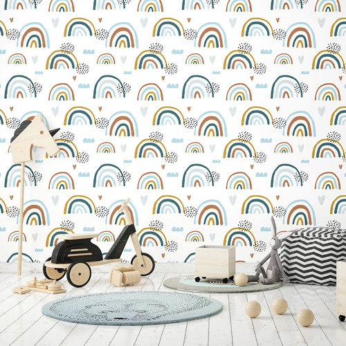 Earthchild Rainbows Peel & Stick Wallpaper