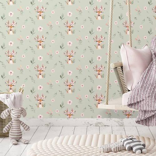 Oh Deer Peel & Stick Wallpaper