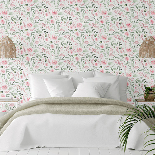 Rose Garden Peel & Stick Wallpaper