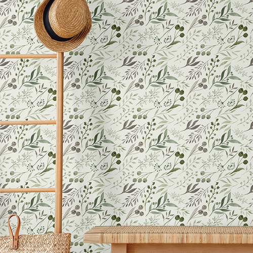 Tempaper Sage Green Grasscloth Removable Vinyl Peel and Stick Wallpaper 28  sq ft GR15052  The Home Depot