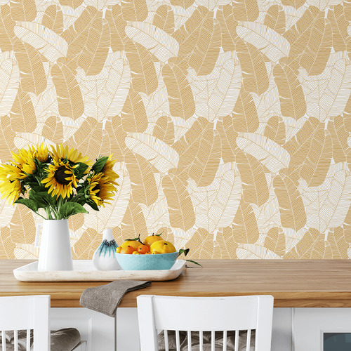 Palm Leaves Peel & Stick Wallpaper