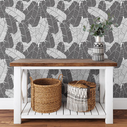 Palm Leaves Peel & Stick Wallpaper