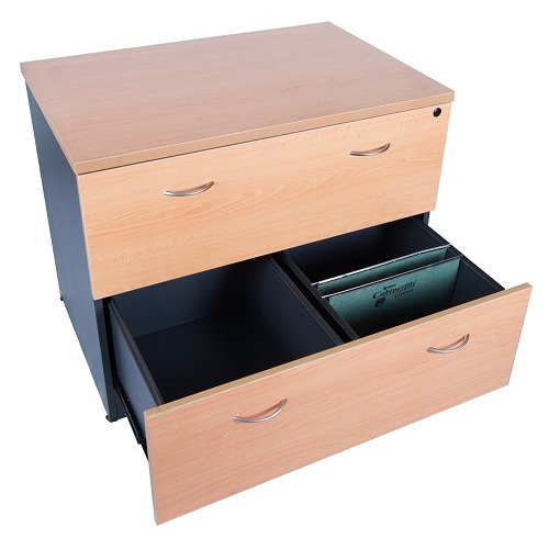 two drawer lateral file cabinet with lock