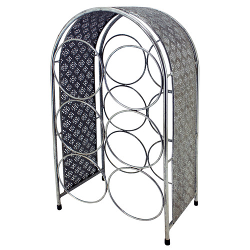 Silver Wine Rack Floor / Simple designs floor lamp etagere organizer