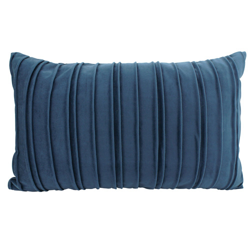 SageLane Pleated Rectangular Velvet Cushion Temple & ster