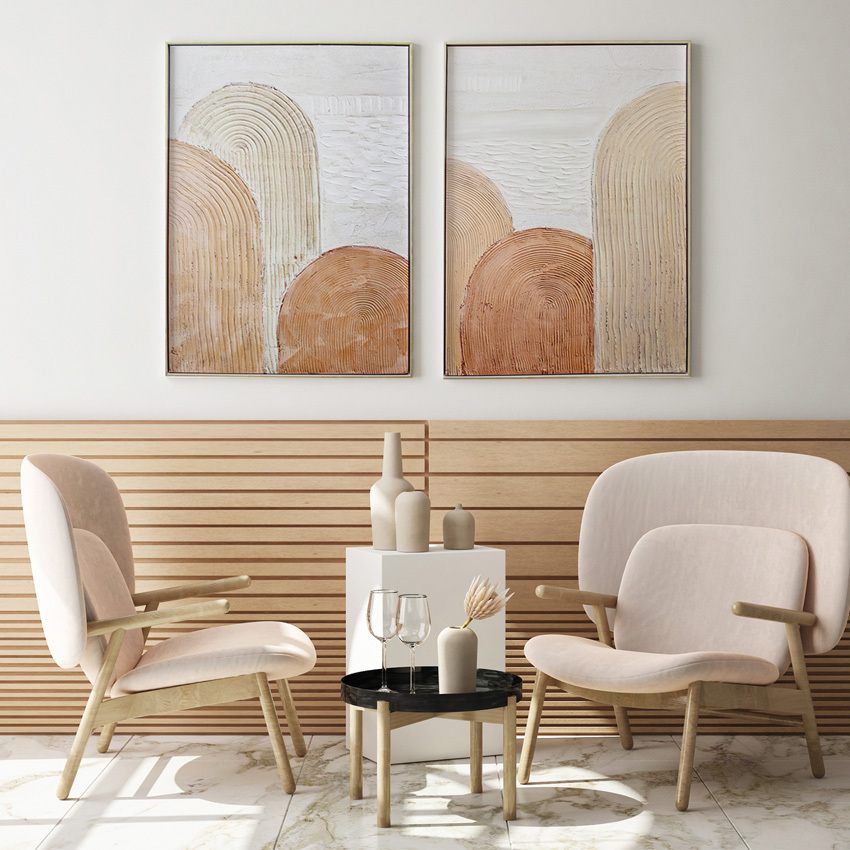 Arch You Glad Framed Canvas Wall Art
