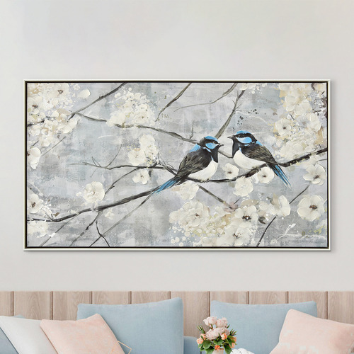 Tweetheart Framed Canvas Wall Art
