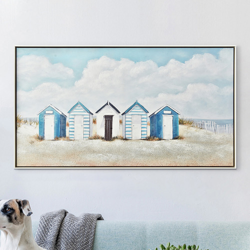 Beach You to It Framed Canvas Wall Art