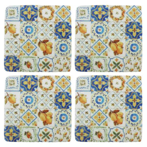 Lemon Tile Coasters